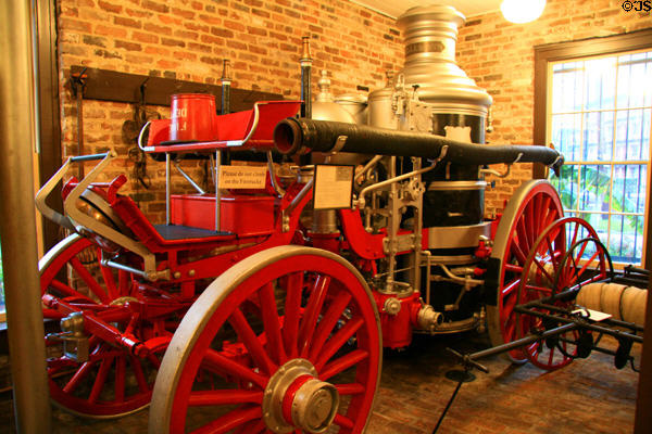 The Pat Lyons steam pumper (1898) by American Fire Engine Co. of Seneca Falls, NY at Phoenix Fire Museum. Mobile, AL.