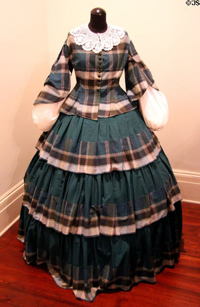 Layered dress (c1900s) at Bragg-Mitchell Mansion. Mobile, AL.