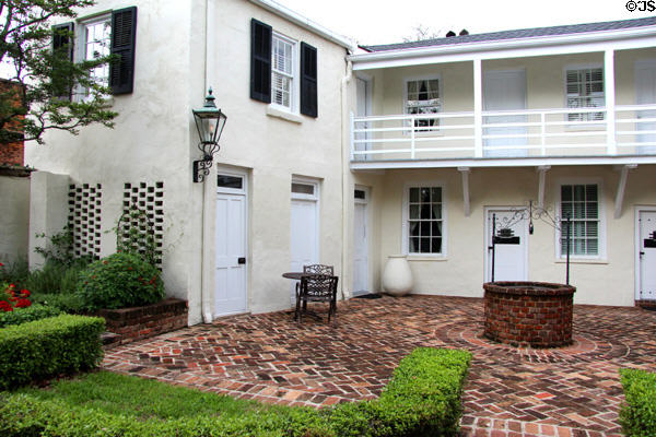 Courtyard at Conde-Charlotte Museum. Mobile, AL.