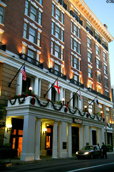 Battle House Hotel (1908) (7 floors) (26 North Royal St.). Mobile, AL. Architect: Frank M. Andrews & Co.. On National Register.