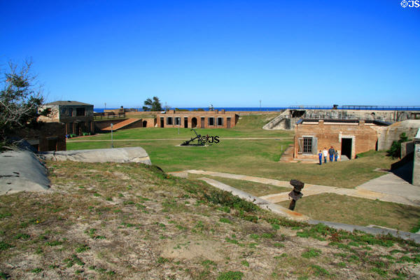 Grounds of Fort Gaines. AL.