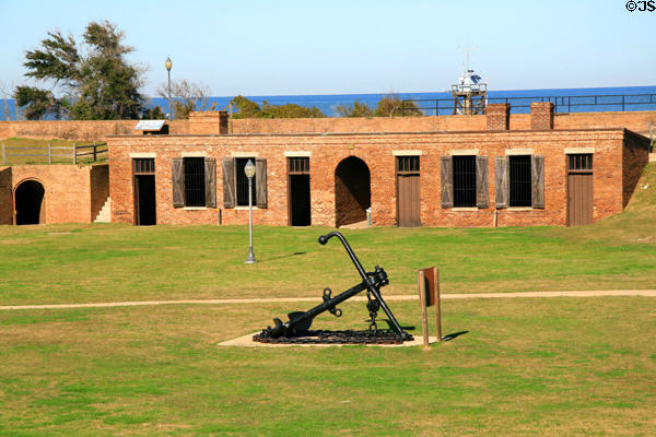 Brick building of Fort Gaines. AL.