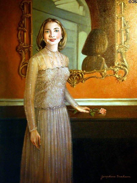 Portrait of Hillary Clinton (1983) by Josephine. AR.