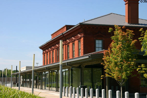 Former Choctaw Route rail station at Clinton Presidential Library. Little Rock, AR.