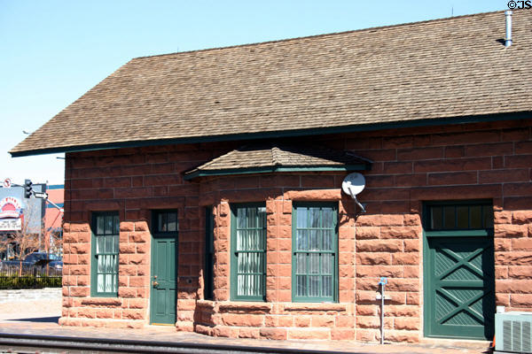 Old railway station. Flagstaff, AZ.