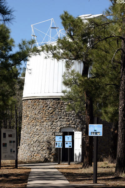 Lowell Observatory observation dome used in the discovery of planet Pluto. Flagstaff, AZ.