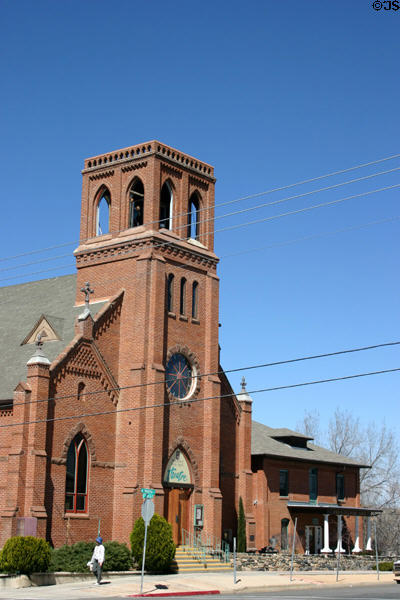 Sacred Heart Catholic Church (1894-6) (208 N. Marina St.). Prescott, AZ. Architect: Frank Parker. On National Register.