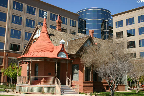 J.M. Evans House (1893) (1108 W Washington). Phoenix, AZ. Style: Queen Anne. On National Register.