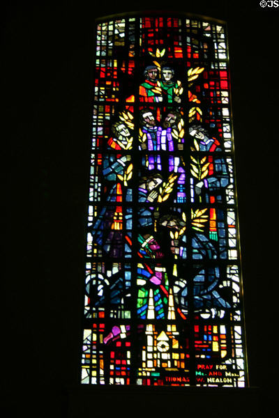 St Francis Xavier church stained glass windows. Phoenix, AZ.