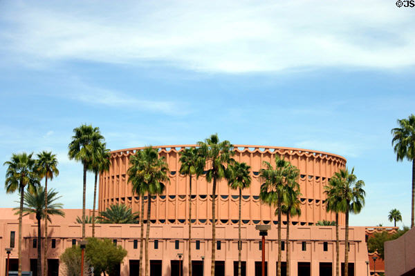 Music Building (1971) (Arizona State University). Tempe, AZ. Architect: Frank Lloyd Wright foundation.