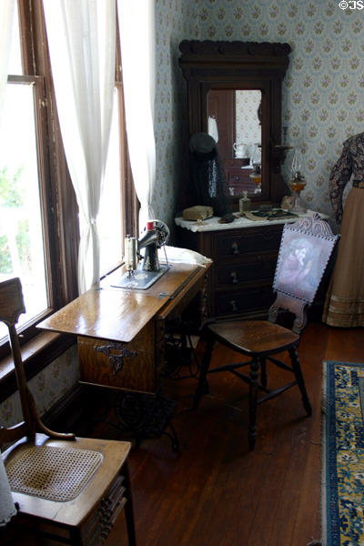 Treadle sewing machine at Pioneer Living History Museum. Phoenix, AZ.