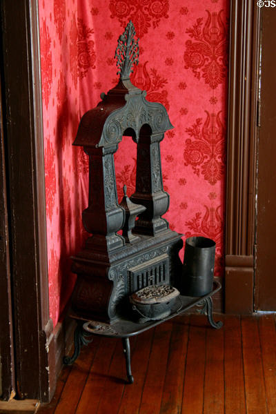 Cast iron stove at Pioneer Living History Museum. Phoenix, AZ.