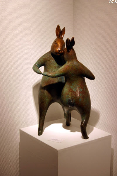 Waltzing rabbits in old town gallery. Scottsdale, AZ.