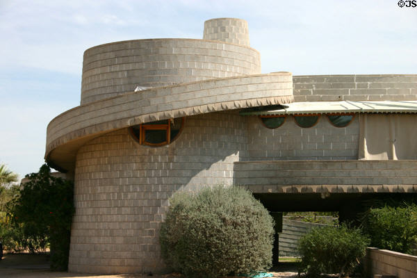 Frank Lloyd Wright built house for son David Wright. Phoenix, AZ.