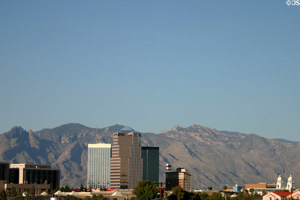 Skyline of Tucson. Tucson, AZ.