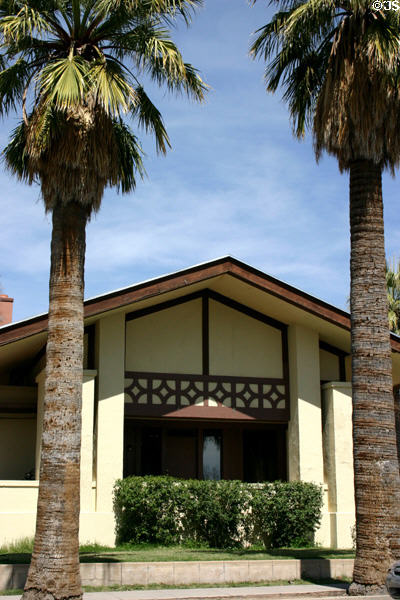 Goodrich House (1908) (645 E. University Blvd.). Tucson, AZ. Style: Wright influence. Architect: Henry C. Trost.