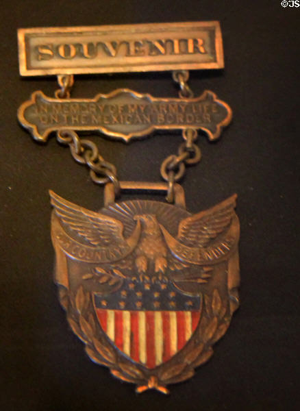 Souvenir of U.S. Army life on the Mexican border at Arizona History Museum. Tucson, AZ.