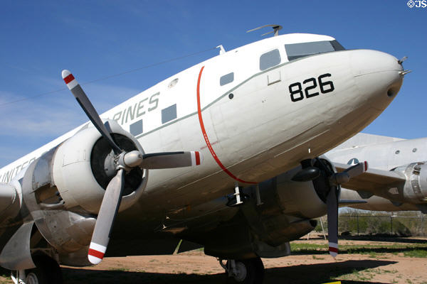 Douglas C-117D Skytrain transport (1951-80), Pima Air & Space Museum. Tucson, AZ.