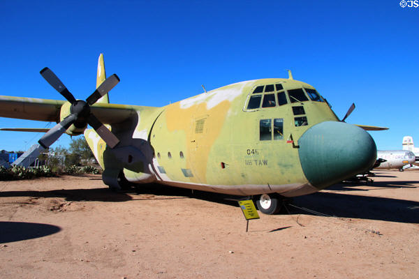 Lockheed Hercules C-130A transport (1950)at Pima Air & Space Museum. Tucson, AZ.