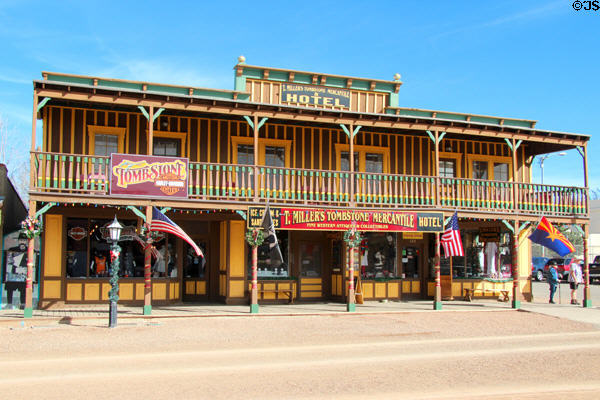 T. Miller's Tombstone Mercantile & Hotel (530 Allen St. at 6th). Tombstone, AZ.