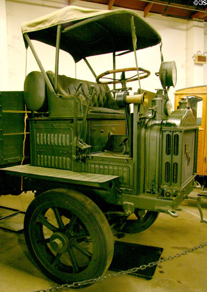 Cab of Ford Model B 4-wheel drive Truck (1917) at Towe Auto Museum. Sacramento, CA.
