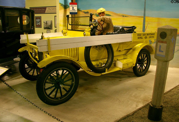 Ford Model T AAA Sign Truck (1919) at Towe Auto Museum. Sacramento, CA.