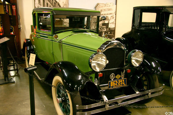 Willys Knight Coupe (1928) at Towe Auto Museum. Sacramento, CA.