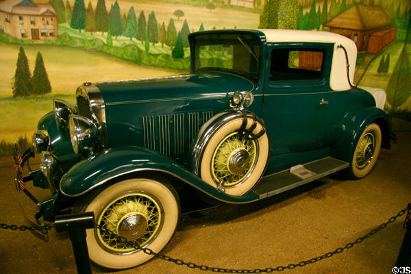 Reo Master Flying Cloud Model Sport Coupe (1930) at Towe Auto Museum. Sacramento, CA.