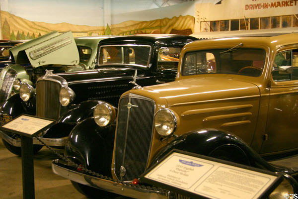 Brown Chevrolet Coupe (1934) at Towe Auto Museum. Sacramento, CA.