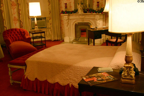 Master bedroom in California Governor's Mansion. Sacramento, CA.