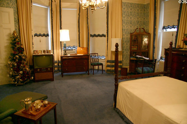 Bedroom in California Governor's Mansion. Sacramento, CA.