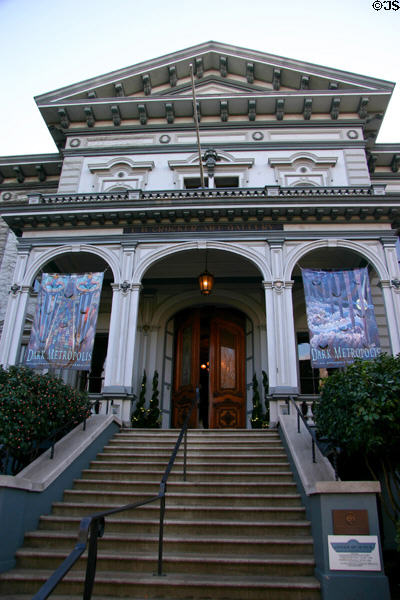 Entrance of Crocker Art Museum (former E. B. Crocker Art Gallery & Judge Edwin B. Crocker Home). Sacramento, CA.