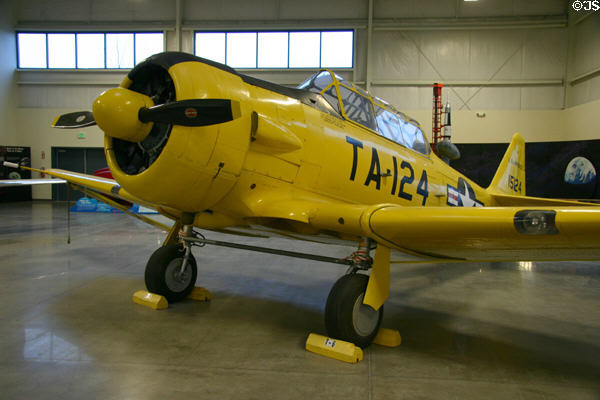 North American T-6G Texan trainer (1948-55) at Aerospace Museum of California. Sacramento, CA.