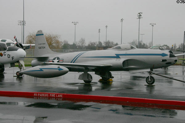 Lockheed F-80B Shooting Star (1948) at Aerospace Museum of California. Sacramento, CA.