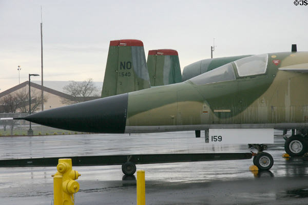 Nose of FB-111A Aardvark at Aerospace Museum of California. Sacramento, CA.