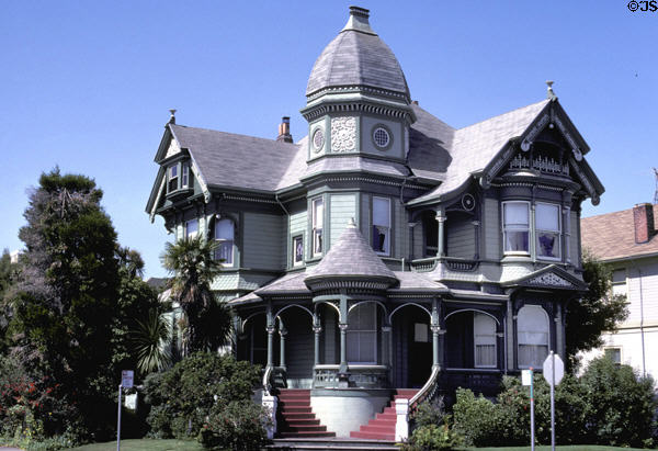 Queen Anne house (1893) (2070 San Jose Ave.). Alameda, CA. Style: Queen Anne.