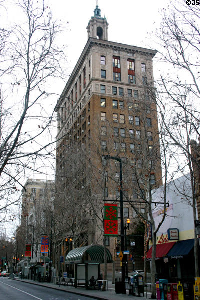 Bank of America Building (1926) (15 floors) (12 South 1st St.). San Jose, CA. Architect: H.A. Minton.