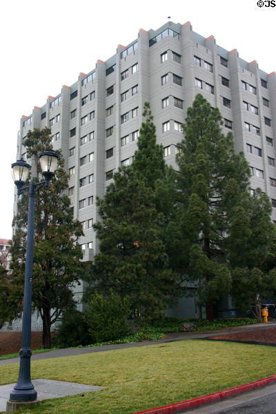 Evans Hall (1971) at UC Berkeley. Berkeley, CA. Architect: Gardner A. Dailey.