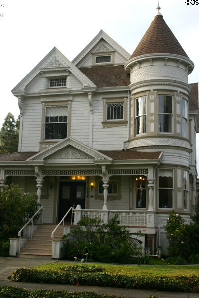 706 Cowper Street (1894). Palo Alto, CA. Style: Queen Anne Eastlake.