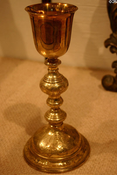 Chalice (c1800) at San Antonio de Padua Mission museum. Jolon, CA.