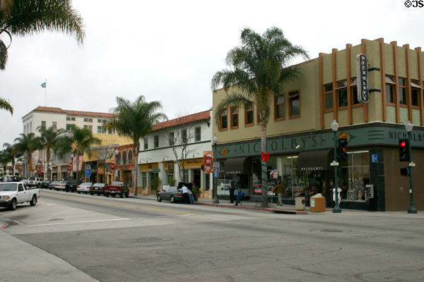 Main street of town. Ventura, CA.