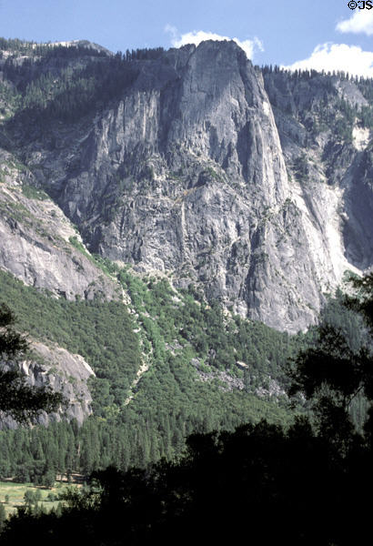 Escarpment in Yosemite National Park. CA.