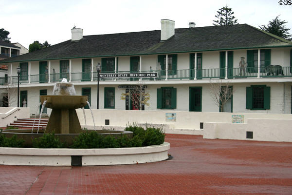 Pacific House (1847) now Monterey Museum of the American Indian (on Custom House Plaza). Monterey, CA.