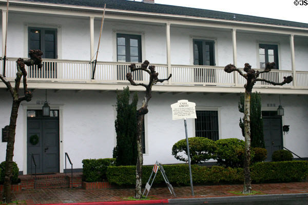 Don Jose Amesti house (c1850) (on Polk near Hartwell). Monterey, CA.