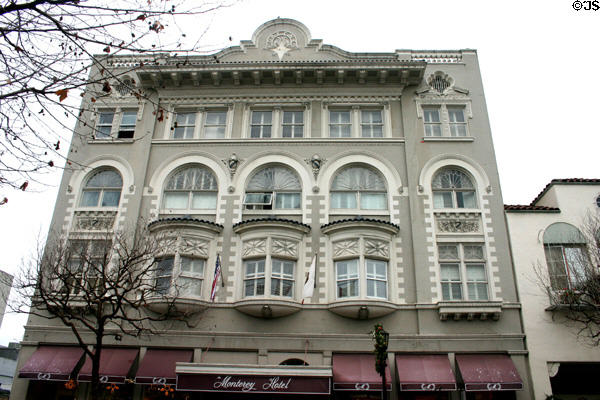 Monterey Hotel former Greene building (1904). Monterey, CA.