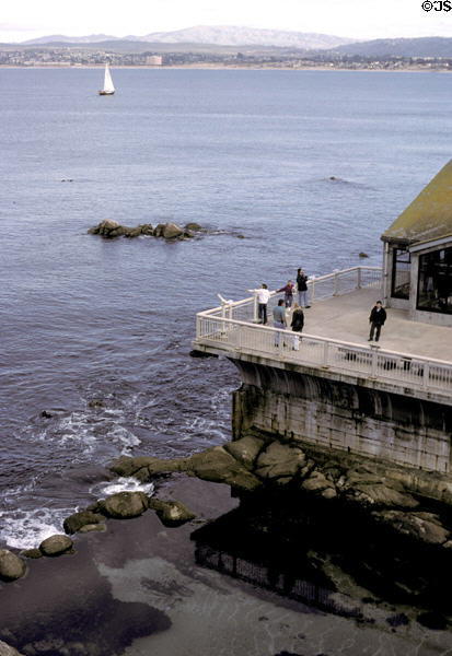 Monterey Bay & Aquarium observation deck. Monterey, CA.