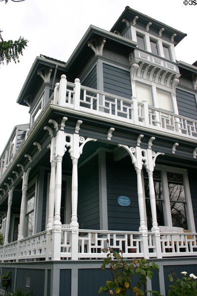 Willey House (1887) (105 Sylvar St.). Santa Cruz, CA.