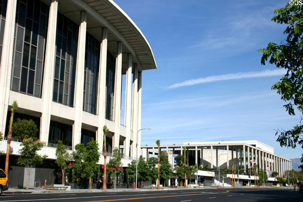 Dorothy Chandler Pavilion & Mark Taper Forum of Los Angeles Music Center. Los Angeles, CA.