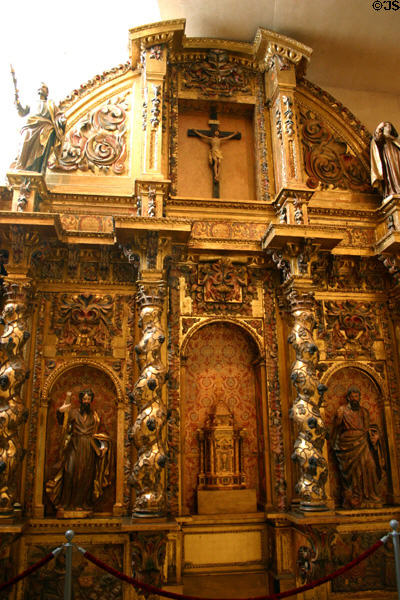 Early baroque Spanish altarpiece now in Our Lady of the Angels Cathedral. Los Angeles, CA.