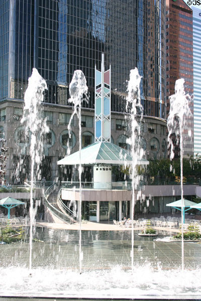 Fountains of California Plaza. Los Angeles, CA.
